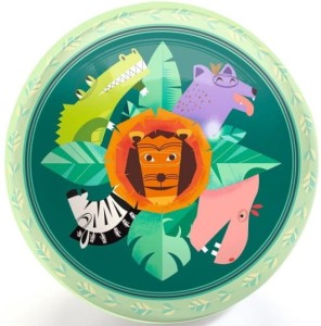 Djeco - 00167 Piłka gumowa SAWANNA 22 cm 