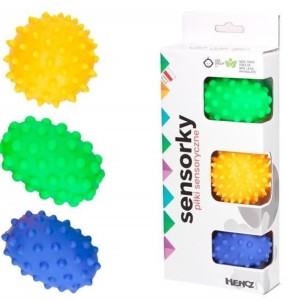 Hencz Toys – Piłeczki sensoryczne 3 szt. 874 