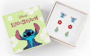 Stitch - Zestaw 3 par kolczyków w pudełku 15699