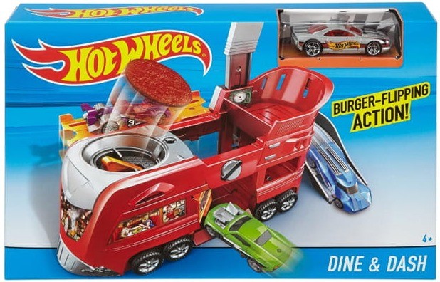 Hot Wheels - Zestaw torów - Odjazdowa restauracja Dine&amp;Dash FJN34 FJN39