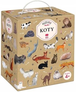 CzuCzu - Puzzle 60 el. - Puzzlove Koty 491774