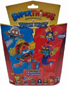 OUTLET - Super Things - 10 seria Super Zings - Rescue Force - 2 pojazdy + 4 figurki 5/6 19627