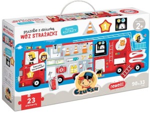 CzuCzu - 6500955 - Puzzle z dziurką: Wóz strażacki
