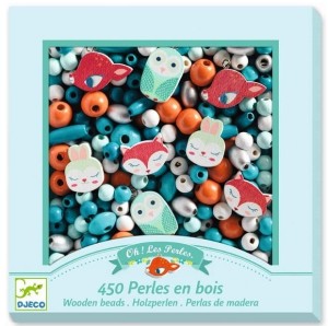 DJECO - Drewniana biżuteria - Leśne zwierzątka 09807
