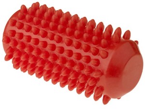 Tullo - Wałek sensoryczny do masażu - Jeżyk z kolcami czerwony - 422
