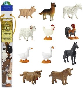 SAFARI LTD 695204 Zwierzęta w tubie - Zwierzaki na farmie