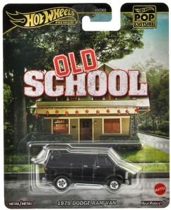 Hot Wheels Premium - Pop Culture -  Old School 1979 Dodge Ram Van - HXD63 HVJ38