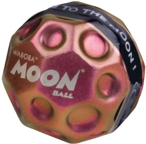 Waboba - Piłka Moon Ball - Mataliczna czerwona 2017609