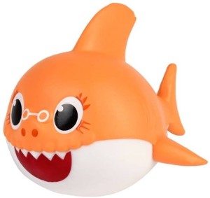 Baby Shark –  Figurka Grandma Shark  – Pomarańczowy Rekin  Y90244