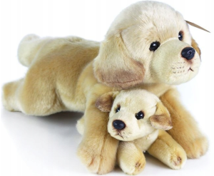 Rappa 203464 Labrador Leżący ze szczeniakiem 25cm