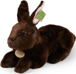 Rappa 209633 Maskotka Królik brązowy leżący 36 cm