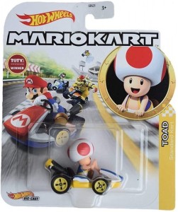 Hot Wheels – Super Mario Mariokart – Pojazd Toad – GJH63