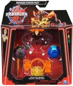 Bakugan 6066989 3701 Zestaw Starter Pack Mantid Titanium Trox 