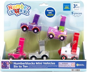 Learning Resources - Number Blocks - Mini pojazdy 6-10 HM96928