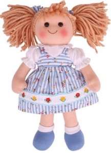 BigJigs Lalka Szmaciana Krysia 35 CM BJD031