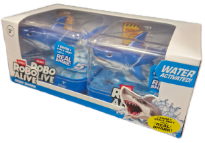 Robo Alive - Robo Shark Pływające rekiny 2pak: niebieskie - 71167