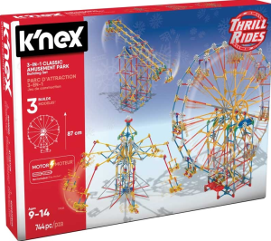 K’Nex – Klocki konstrukcyjne – Zestaw 3w1 744el. Wesołe Miasteczko - 17035