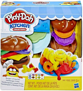 Play-Doh Zestaw z Ciastoliną Burger i Frytki - E5472