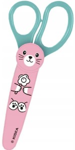 Kidea - Nożyczki dla dzieci w etui Różowy Królik - 0570