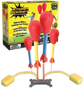 INVENTO Stomp Rocket Dueling - Pneumatyczna Podwójna Wyrzutnia Rakiet - 365016