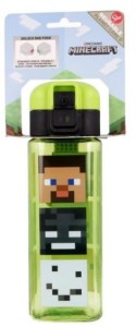 Minecraft - Kwadratowy bidon z zapięciem 550 ml 40402