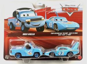 Cars Auta -  2pak Roger Wheeler i Strip Weathers "The King" 1:55 - JKW73