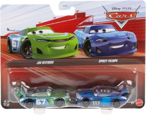 Cars Auta -  2pak Jim Reverick i Spikey Fillups 1:55 - JKW70