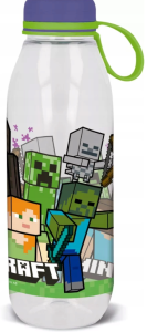 Minecraft - Butelka transparentna z zakrętką 650 ml - 40483