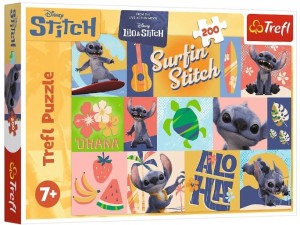 Trefl – Puzzle 200 el. –  Hawajskie przygody Stitch 13331