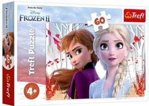 Trefl - Puzzle 60 el. Frozen 2 - Zaczarowany świat Anny i Elsy - 17333