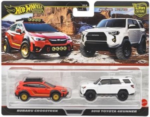 Hot Wheels Premium - Car Culture - 2-pak pojazdów Subaru Crosstrek i 2018 Toyota HBL96 JBK98