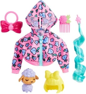 Barbie Extra – Akcesoria dla lalki – Różowa bluza w kwiaty – HDJ39