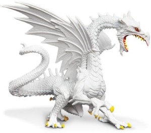 Safari Ltd - Figurka Śnieżny Smok świecący w ciemności 10120