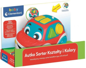 Clementoni Baby – Sorter kolorów i kształtów – Autko – 50808