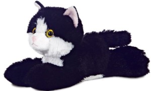 Aurora  12743 Maskotka 20 cm - Czarno-biały kot