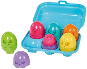 Tomy – Jajeczka z dźwiękami niebieskie E73563