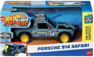 Hot Wheels - Pull-Back Speeders - Autko z napędem - Porsche 914 Safari - HPR70 HWH50 