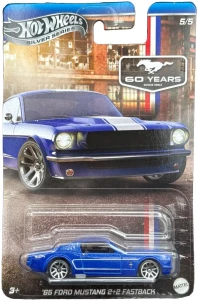 Hot Wheels – Silver Series 60 Years since 1964 - '65 Ford Mustang 2+2 Fastback - JBY49