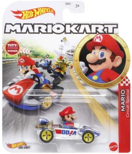 Hot Wheels GBG25 HDB36 Mariokart pojazd Mario Circut Special