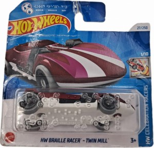 OUTLET Hot Wheels – Samochodzik – Braille Racer Twin Mill 5785 HRY95 