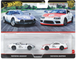 Hot Wheels Premium - Car Culture - 2-pak pojazdów Toyota 2000GT i Toyota Supra HBL96 JBL03