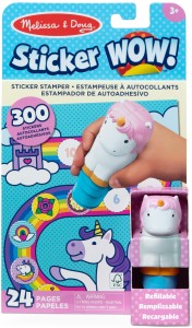 Melissa and Doug - Stempelek z naklejkami + książeczka Jednorożec 6074898