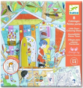 DJECO – Kolorowanki z okienkami NINA 09683