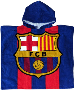 FC Barcelona  - Ponczo kąpielowe dla dzieci  77514