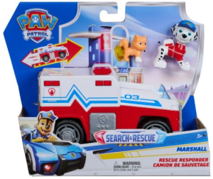 Psi Patrol Search & Rescue Pojazd akcji + Figurka Marshall-  6074815 5159