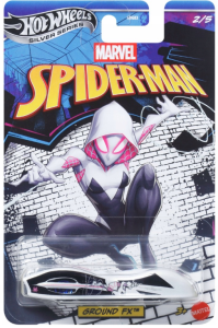 Hot Wheels Silver Series Marvel Spiderman Ground FX - JKX26