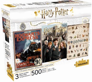 Aquarius – Puzzle Harry Potter – Zestaw 3x puzzle 500 el. 48215