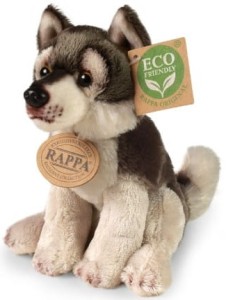 Rappa 126404 Maskotka Pluszowy Wilk siedzący 15 cm