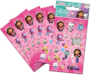 Koci Domek Gabi - Zestaw 6 arkuszy naklejek 4520126