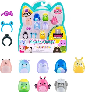 Squishmallows – Zestaw 8 figurek  Squish-a-longs SQAL0249